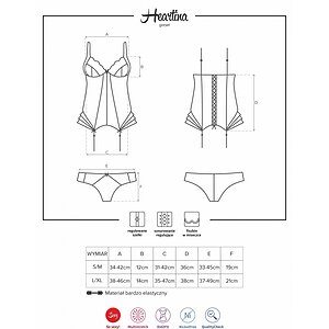 Corset Obsessive Heartina Negru S-M Thumb 4