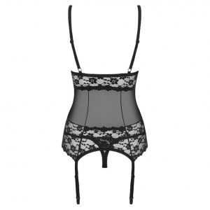 Corset Obsessive Letica Negru S-M Thumb 3