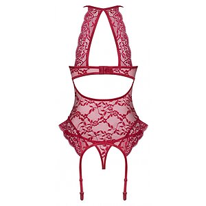 Corset Obsessive Ivetta Roșu L-XL Thumb 3