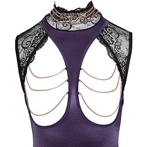 Corset Și Chilot Decupat Abierta Fina Mov S Thumb 6