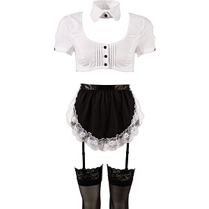 Costum Emmalyn Menajeră Cottelli Collection Negru M Thumb 2