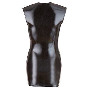 Costum Latex Damă Wetlook With Zip Negru S Thumb 3