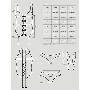 Costum Obsessive Bunny Suit Roz L-XL Thumb 4