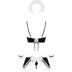Costum Obsessive Maid Negru S-M Thumb 3