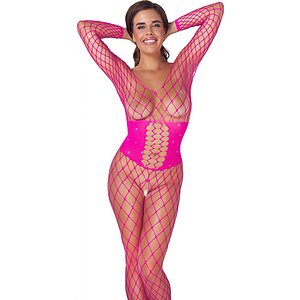 Crotchless Catsuit Cottelli Collection Touch Roz