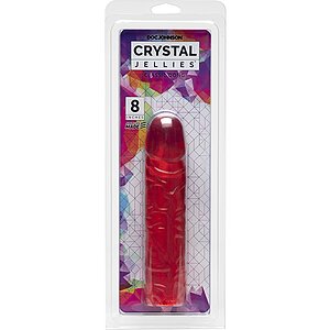 Crystal Jellies Dildo Classic 20.3cm Roz Thumb 1