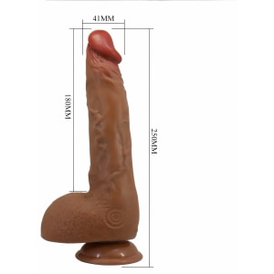 Debra Wilks 25cm Rotativ cu Vibrații și Ventuză Thumb 12