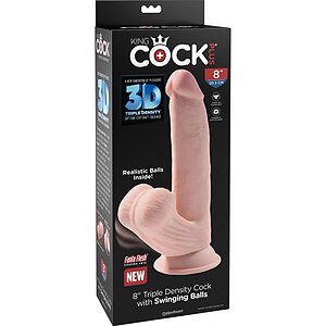 Dildo 3D Cu Testicule 24cm Thumb 5