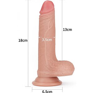 Dildo 18cm Dual-Layered Thumb 4