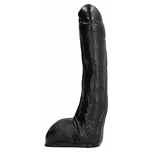 Dildo All Black 28 cm Negru