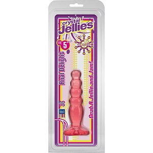 Dildo Anal Cu Ventuză Crystal Jelly Delight Roz Thumb 1