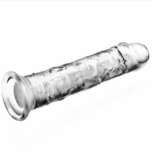 Dildo Flawless Clear 17.8cm Transparent Thumb 1