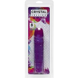 Dildo Flexibil Crystal Jellies Classic 20cm Mov Thumb 1