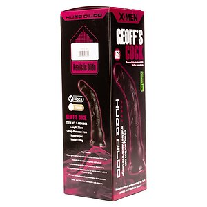 Dildo Geoffs 33cm Negru Thumb 3