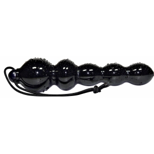 Dildo Globular Anal Negru