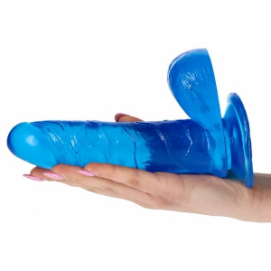 Dildo Jelly Real Rapture 16.5cm Albastru Thumb 1