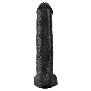 Dildo King Penis 38.1cm Negru Thumb 4