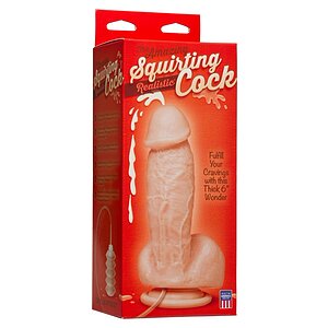 Dildo Realistic Cu Ventuză Și Ejaculare Squirting Thumb 1