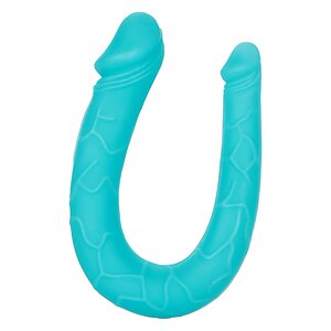 Dildo Dublu AC-DC Turcoaz