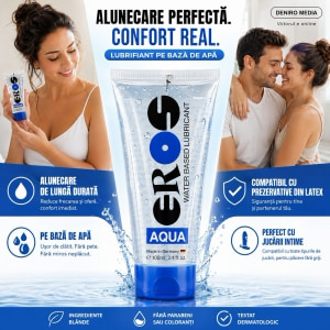 Pachet Lubrifiant Just Glide Anal 200ml + Lubrifiant Eros Aqua 50ml Thumb 4
