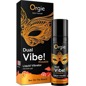 Gel Orgie Dual Vibe Vibrator Lichid Sex On The Beach