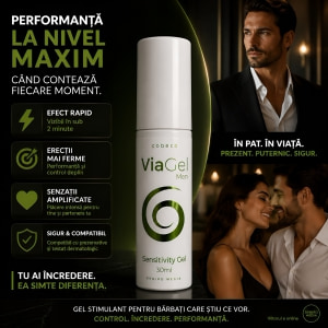 Gel Stimulator ViaGel Pentru Bărbați 30 ml Thumb 3