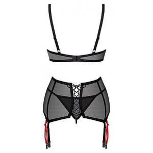 Set Obsessive Glandez 3 Piese Negru XS-S Thumb 3