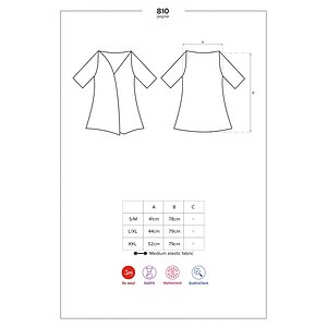 Halat Obsessive 810-PEI Negru L-XL Thumb 4