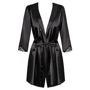 Halat Obsessive Satinia Negru S-M Thumb 1