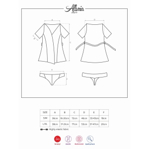 Halat Obsessive Alluria Negru L-XL Thumb 4