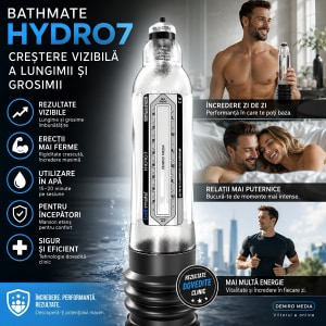Hidropompă Bathmate Hydro 7 Transparent Thumb 7