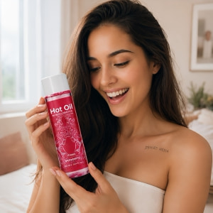 Hot Oil Strawberry Massage 100ml Thumb 2