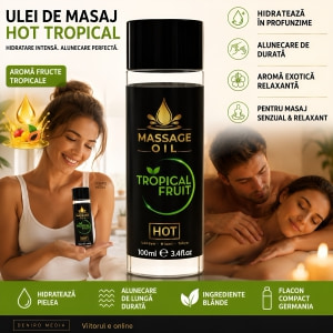 Hot Ulei De Masaj Tropical 100 ml — Piele Catifelată Thumb 3
