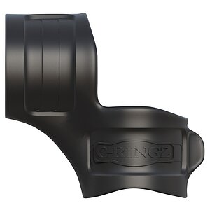 Inel Penis Cu Ball Stretcher Mr. Big Negru Thumb 4