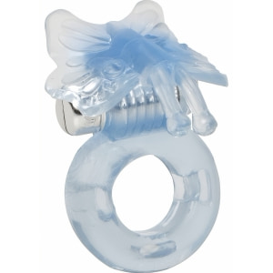 Inel Penis Basic Essentials Butterfly Enhancer Albastru