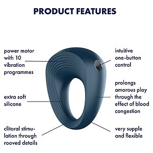 Inel Penis Lux Satisfyer Rings 2 Negru Thumb 8