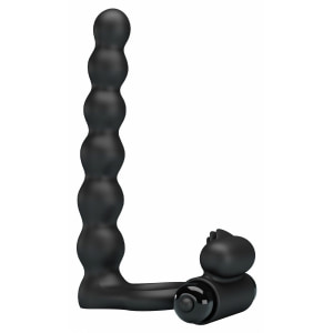 Inel Penis pentru Dublă Stimulare Hercules Negru Thumb 2
