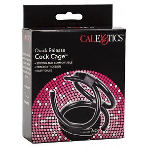 Inel Penis Quick Release Cage Negru Thumb 3