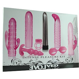 Set Jucării Erotice Intense Pleasure Roz Thumb 1