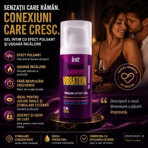 Intt Vibration Blackberry — Gel Intim Mure, Efect Pulsant Thumb 1