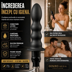 Irigator Intim Hydro Blast Negru Thumb 2