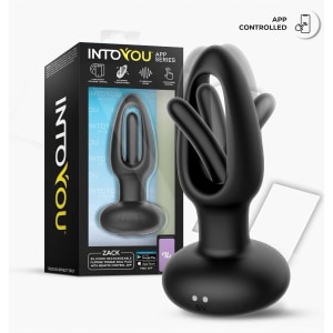 Dop Anal Cu Limbă Oscilantă Aplicație Smartphone Negru Thumb 12