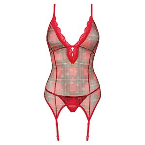 Corset Obsessive Jollymore Roșu M-L Thumb 2