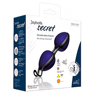 Joy Secret Blue Black Joydivision - Bile Vaginale Discrete Negru Thumb 4