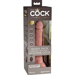 Vibrator King Penis Elite Dual Density 21cm Thumb 2