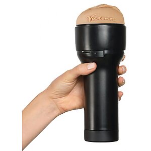 KIIROO Feel Victoria June — Stroker Discret 23,5 cm Negru Thumb 8