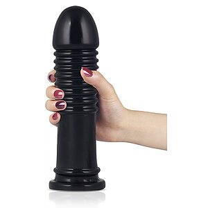 Dildo King-Sized Anal Bumper Negru Thumb 1