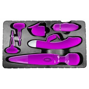 Kit Purple Desire 4 Piese Vibratoare Pentru Stimulare Variată Mov Thumb 11