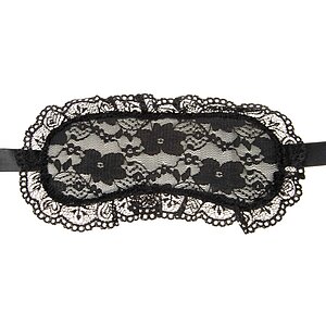 Mască Din Dantelă Leg Avenue Negru