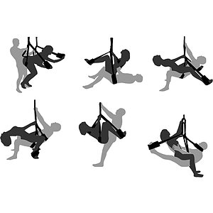 Leagăn Sexual de Luxe Negru Thumb 2